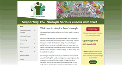 Desktop Screenshot of hospicepeterborough.org