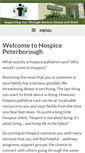 Mobile Screenshot of hospicepeterborough.org